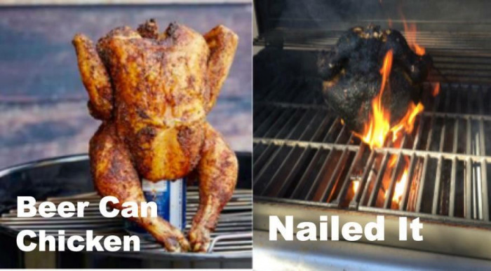 46. Beer Can Chicken -- Nailed It!