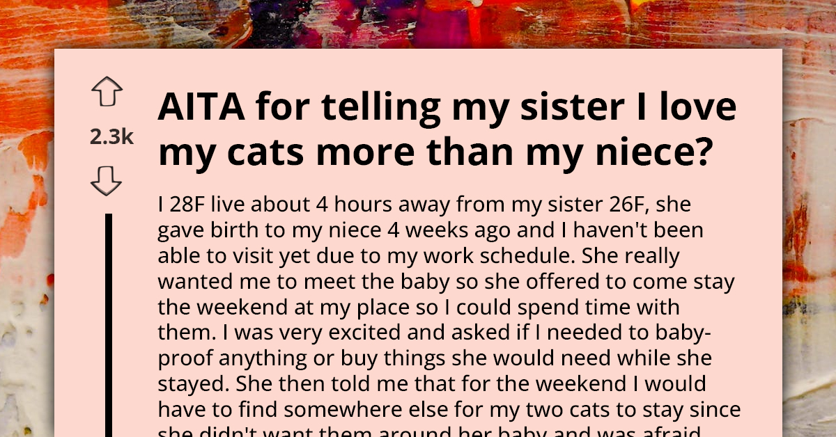 Cat-Loving Aunt Chooses Feline Friends Over Niece's Visit, Admits to Loving Cats More Than Her