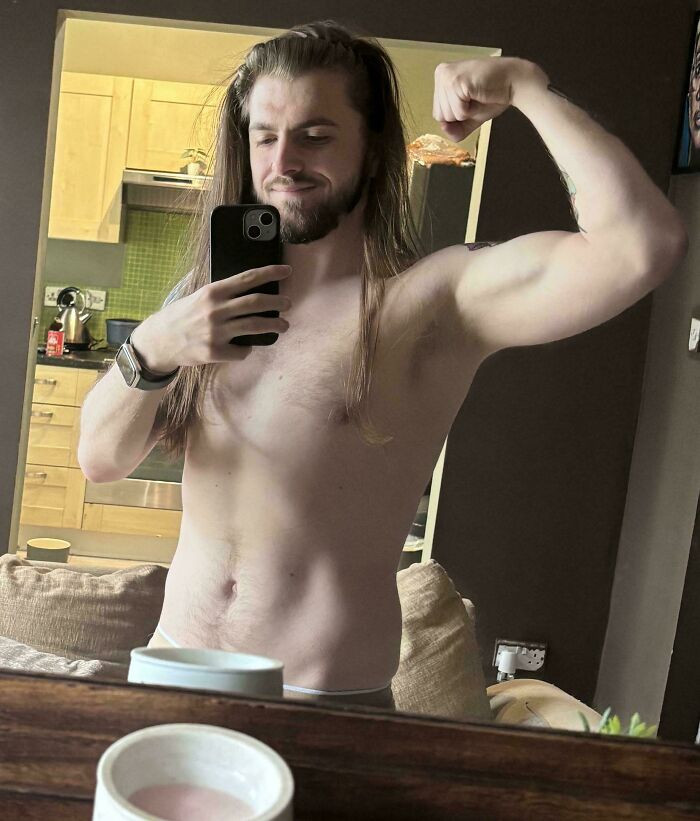 "Proud Of My Progress From The Gym, Still A Long Way To Go Though!"
