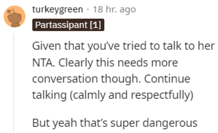 Time for another conversation