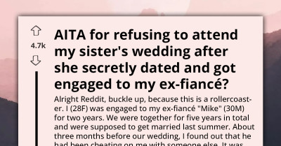 Woman Turns Down Sister’s Wedding Invitation After Discovering That Groom Is Her Cheating Ex-Fiancé