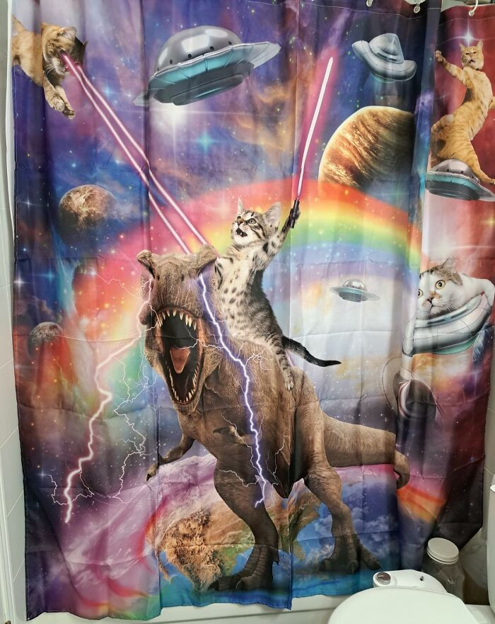 "My Son Loved This Shower Curtain"