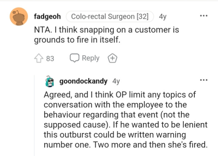 Limiting any topic of conversation with the employees