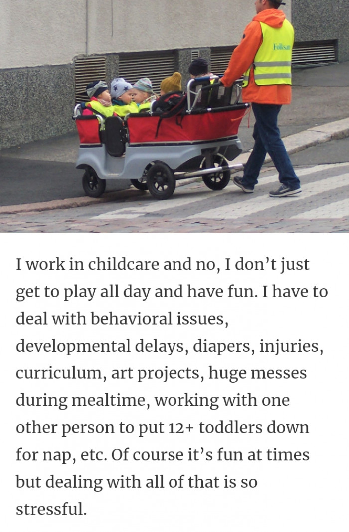 25. Working in child care