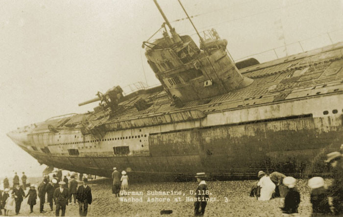 When a German U-boat Landed on an English Beach