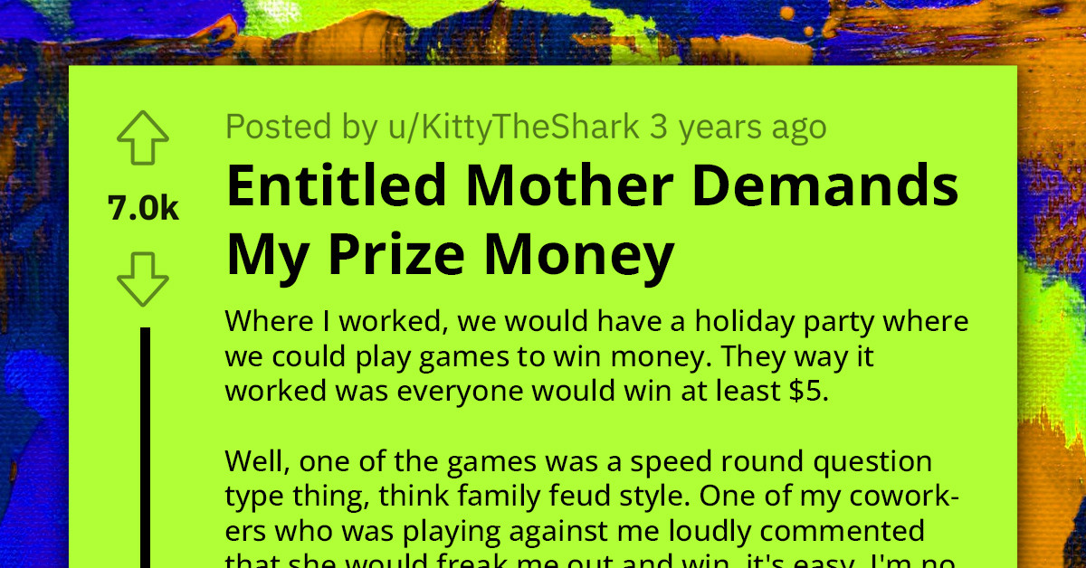 Redditor Accused of Depriving Coworker's Kids After Winning Work-Game Prize