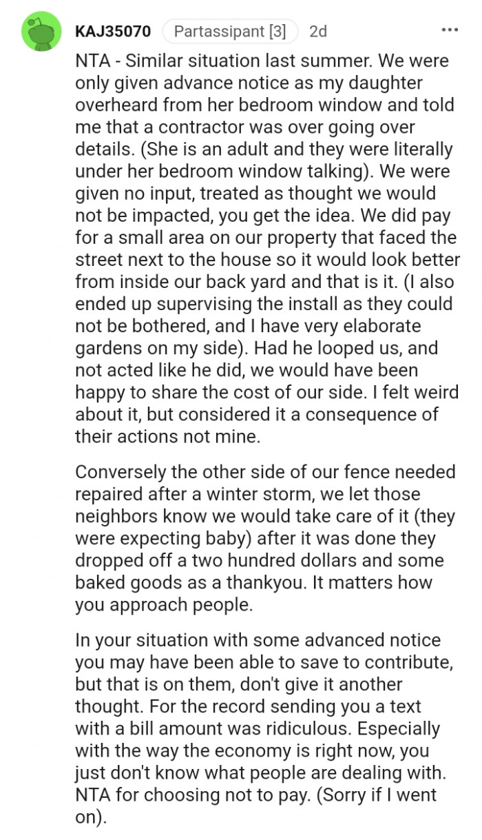 This Redditor had a similar situation