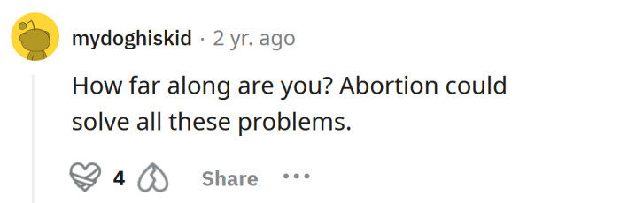 There are other options other than adoption.