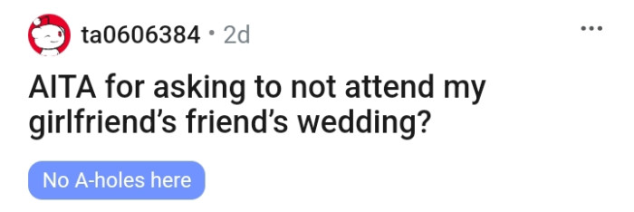 The OP kicks things off with the headline