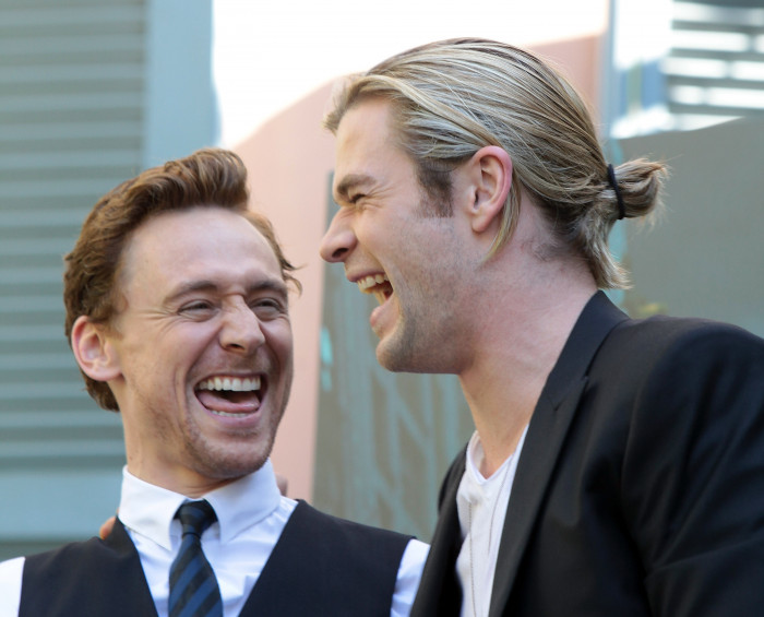 17. Chris Hemsworth and Tom Hiddleston