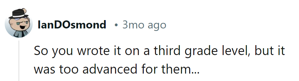 Wrote it for third grade, ended up too complex for their taste.