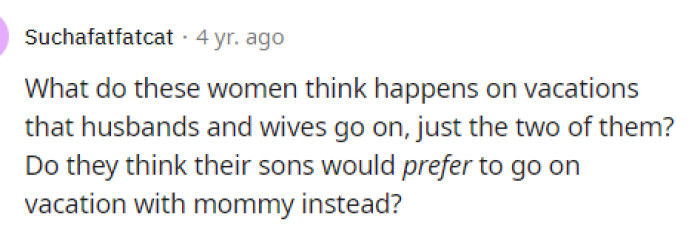 It's hard for a MIL to step back from their kids, but they have to let go eventually, or else they'll end up like this.