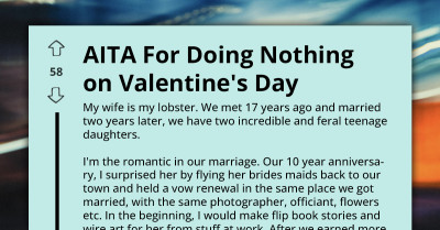 Wife Blows Up After Finding Out Her Romantic Husband Had No Real Valentine Plan