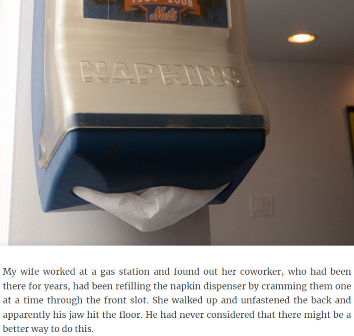 15. He never considered a better way to do this