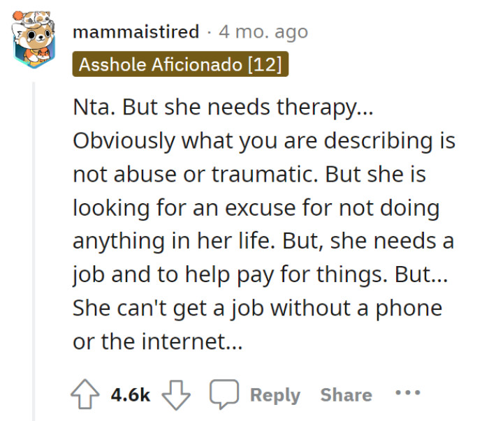 Not the asshole—Jane was in the wrong. The best solution is probably therapy.
