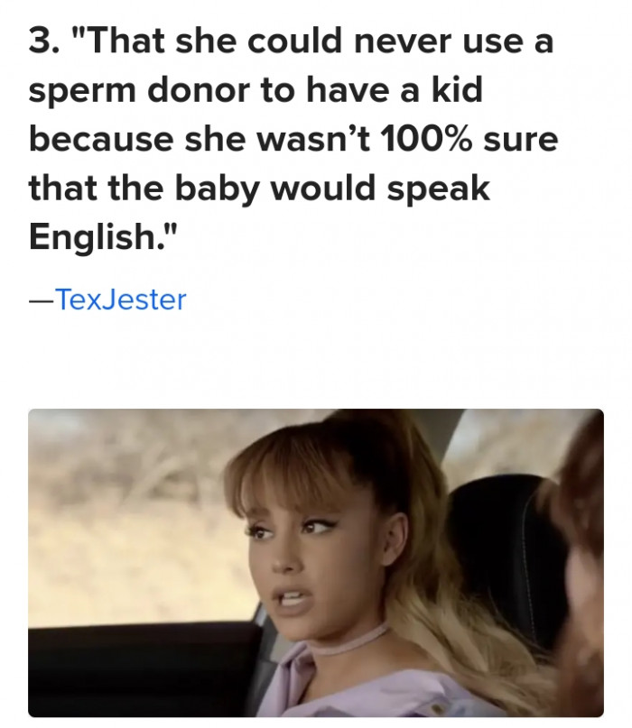 #3 Maybe it is for the best that she decided not to use a sperm donor.