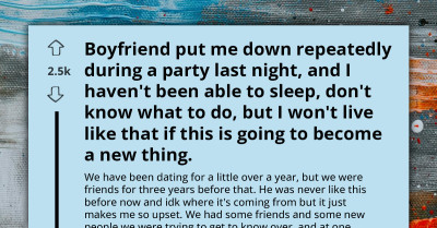 Drunk BF Ruins Party When He Insults GF About Her Top 3 Movies And Questions Her Intelligence