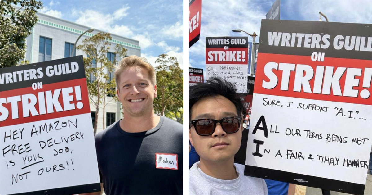 Writers Stage Strike, Showcase Their Wit With 30 Ingeniously Funny Protest Signs
