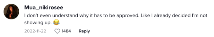 I feel like it should be more of a heads-up, not a request at all. It's just a way to inform your employer that you won't be at work those days.