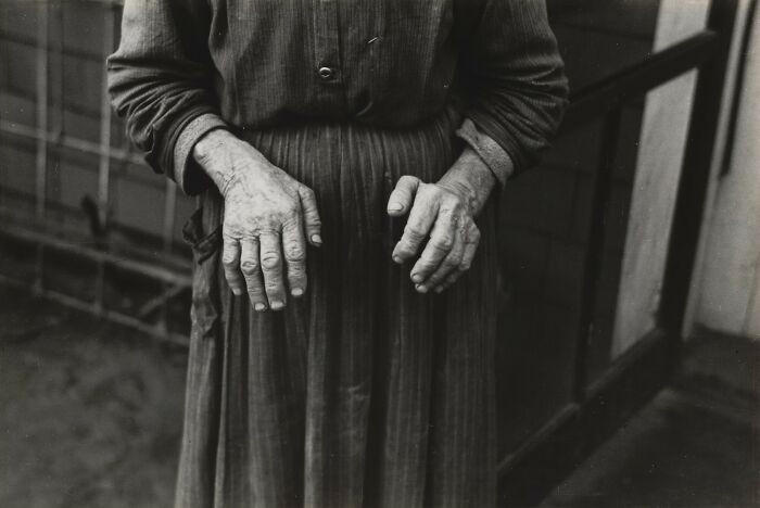 "Russell Lee, Hands Of Old Homesteader, Iowa 1936"