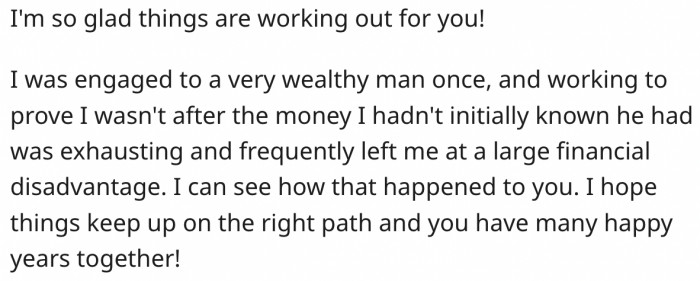 17. Hope things keep getting better between them.