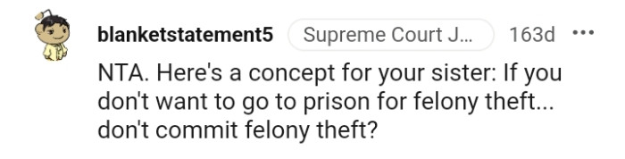 A concept for the OP's sister