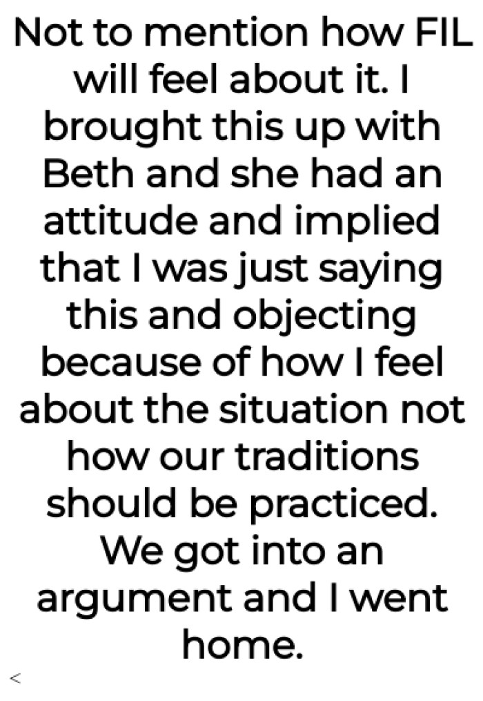 They Got into an Argument and She Went Home