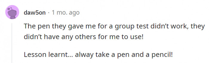 15. It's an office, though; how can they run out of pens or pencils?