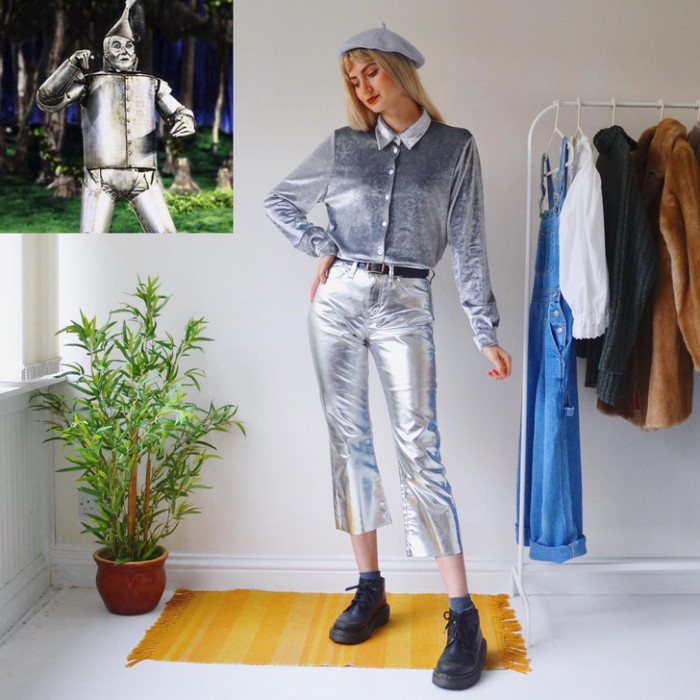 22. A very impressive Tin Man cosplay from The Wizard of Oz