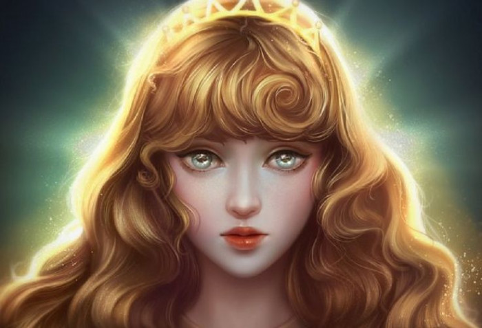 7. This Sleeping Beauty is just otherworldly