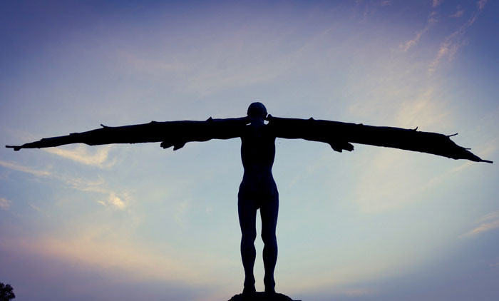 11. “Evolution is b******t. If I threw a million people off the Empire State Building, *not one of them* would evolve wings!”