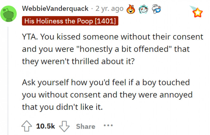 Is OP still thinking straight? Why is it not clicking?