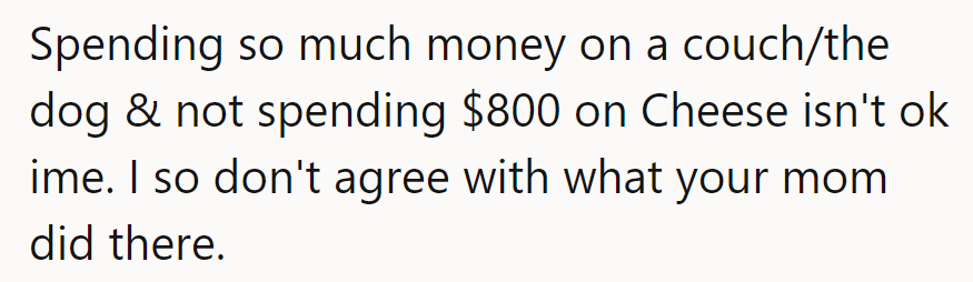 Mom's Choices? Pawsitively Disagreeable.