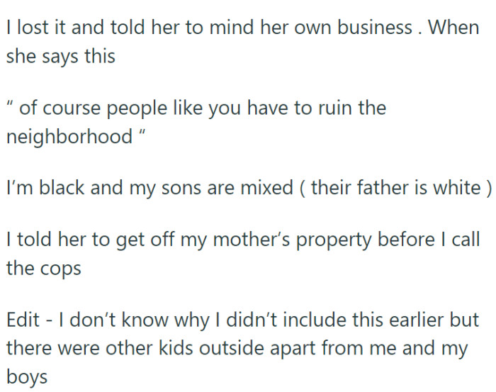 On a hot day, OP's 3-year-old twin boys were engaging in harmless fun, having a water balloon fight outdoors.