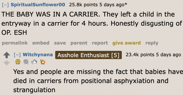 They are disgusted by her inaction.