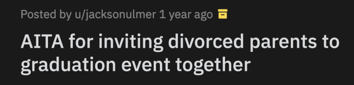 OP thought it would be a great opportunity to take photos with both sets of parents they grew up with while proudly wearing the cap and gown they worked hard for