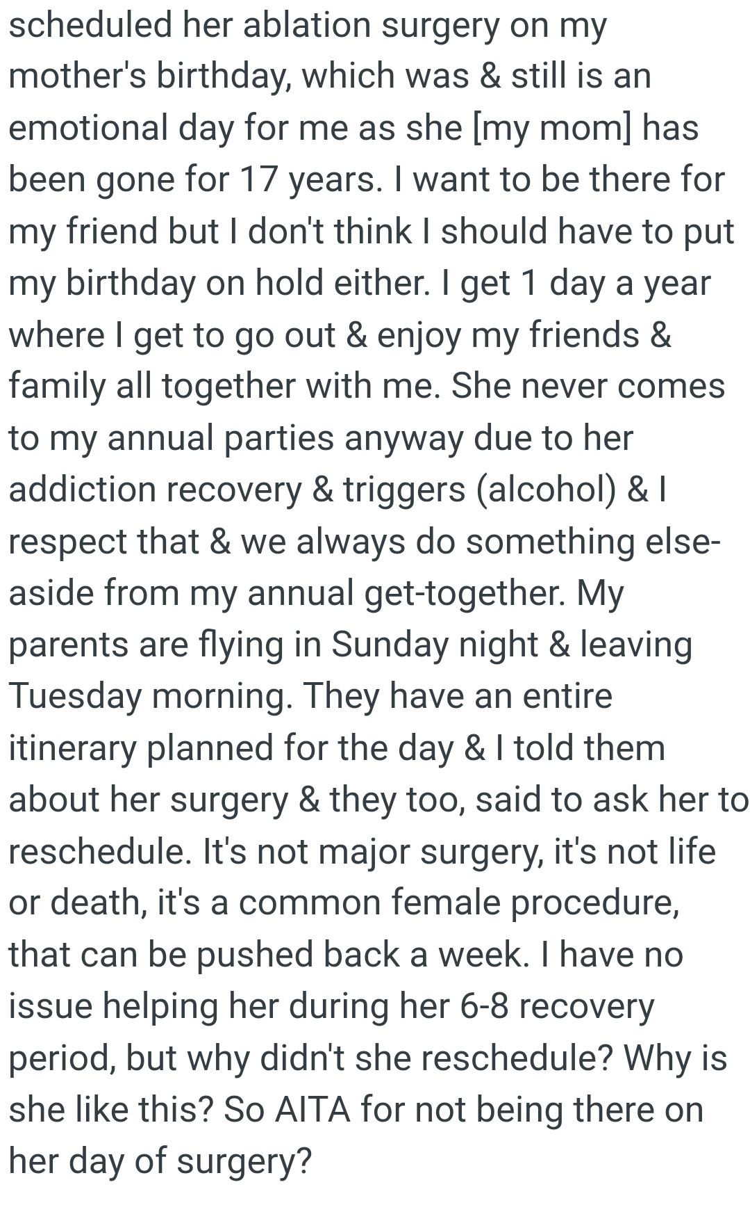 They have an entire itinerary planned for the day