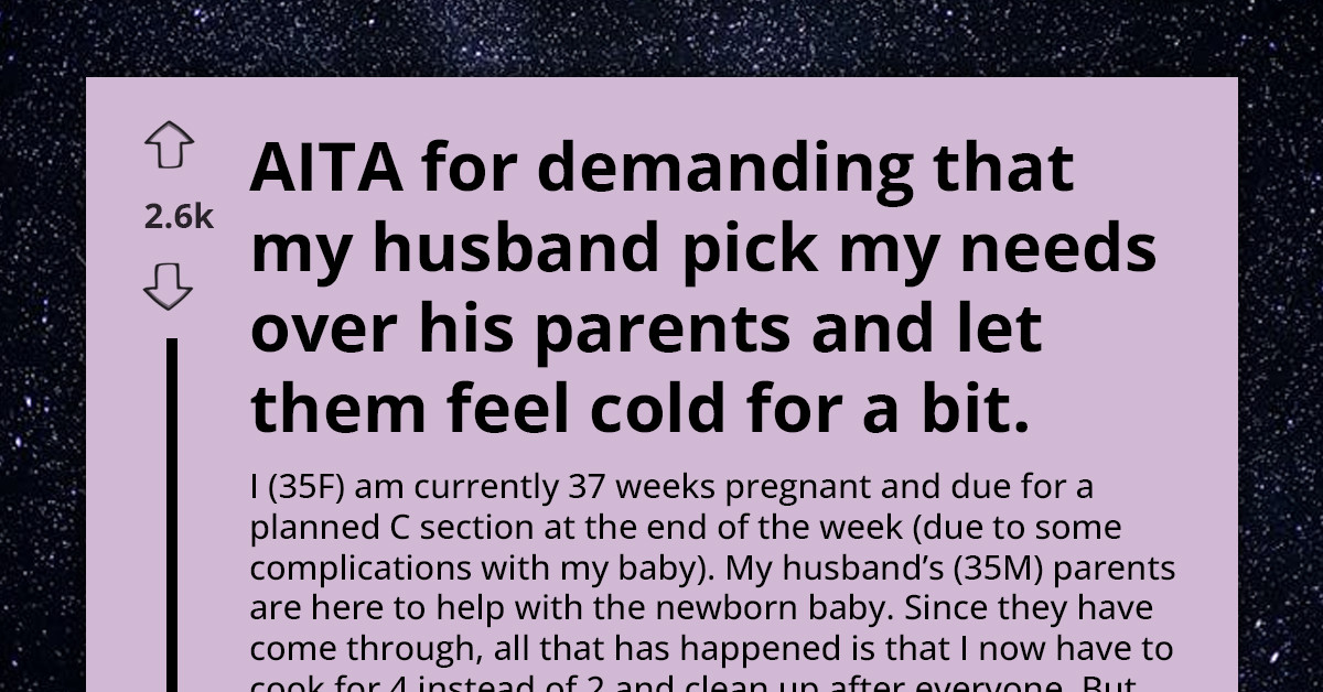 Pregnant Woman Feels Trapped Between Her In-Laws’ Comfort And Her Baby’s Safety