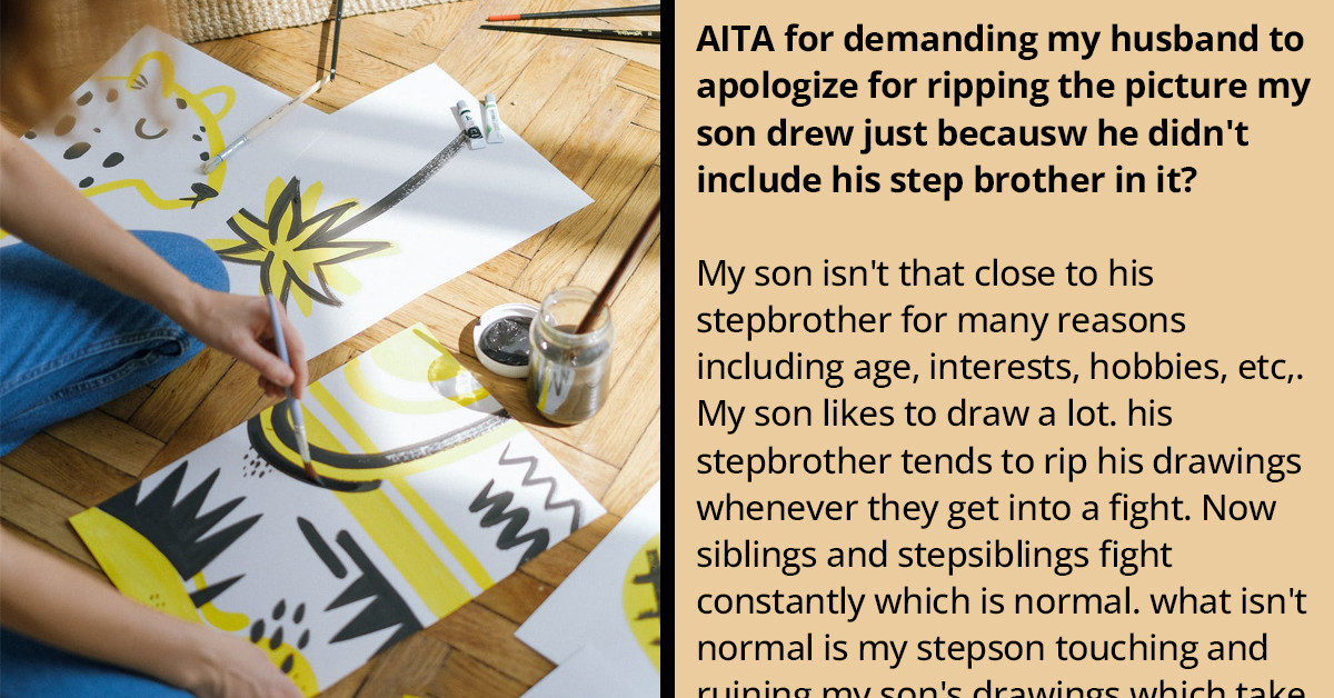 Argument Erupts After Woman Demanded That Her Husband Apologize For Ripping Up Her Son’s Drawing