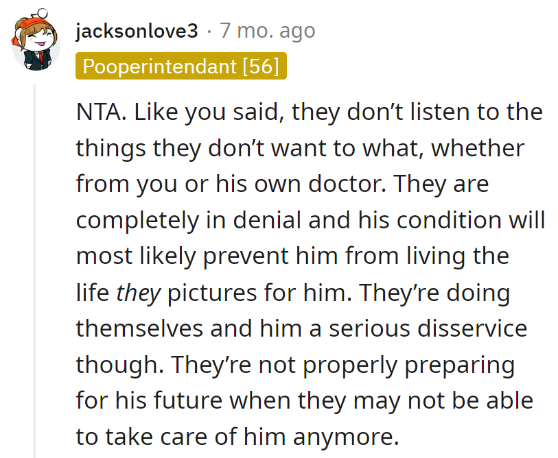 Their denial is like skipping the GPS in a maze. Serious disservice alert—time for a reality check before they get lost!