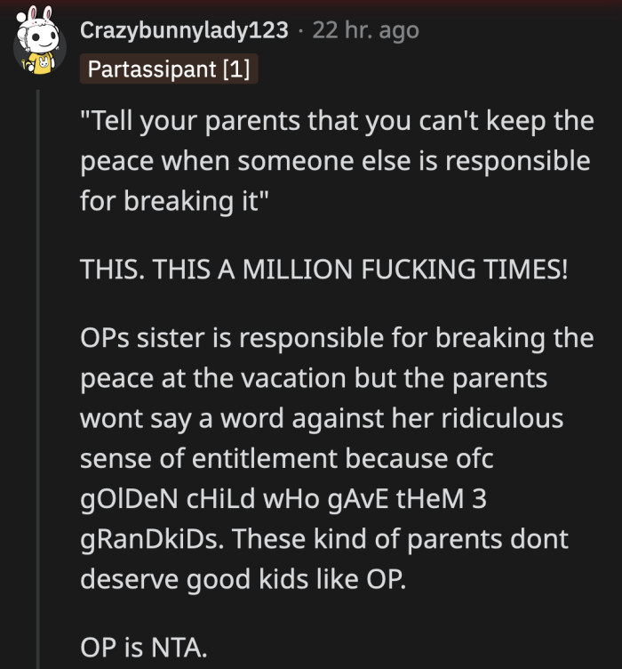OP is a better person than most because other people would have snapped harder long before he did.