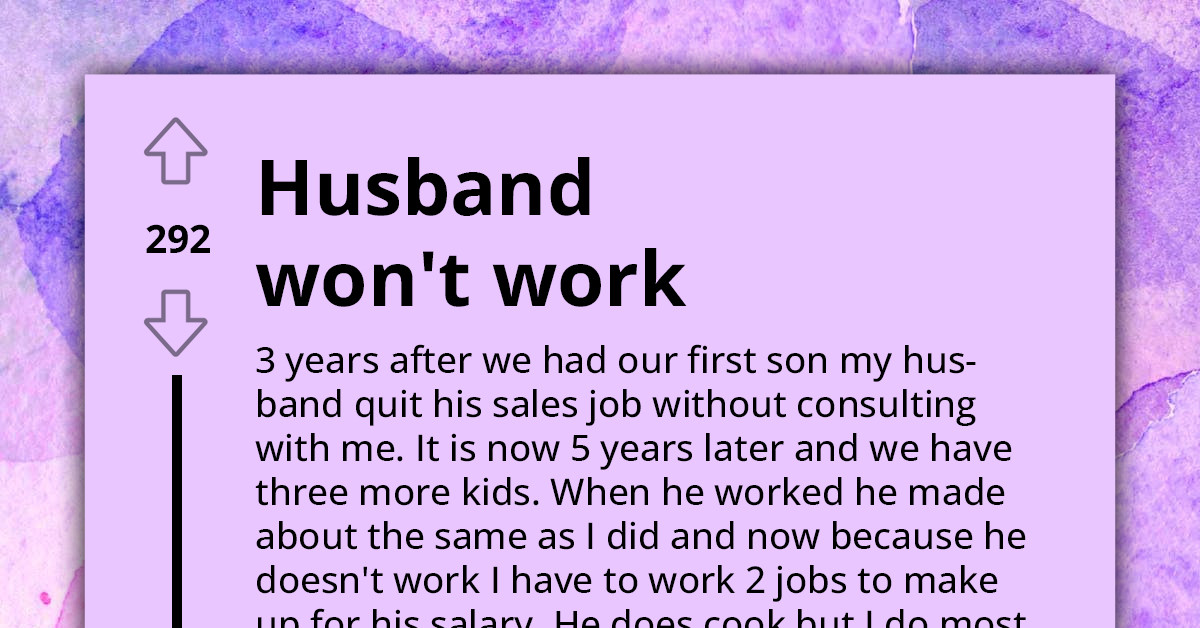 Frustrated Wife Is Tired Of Doing Everything For The Family While Her Husband Only Cooks And Doesn't Work