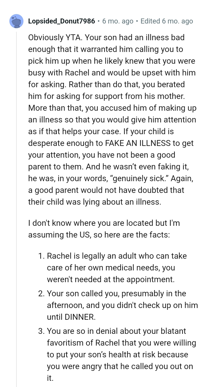 Faking Illness to Get Your Attention