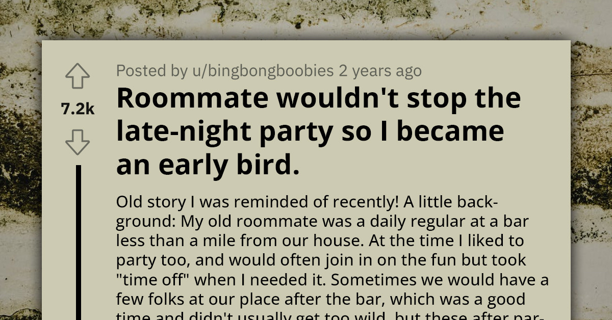 Lady Gets Her Early Morning Petty Revenge After Her Roommate Refused To Stop Late-Night Partying