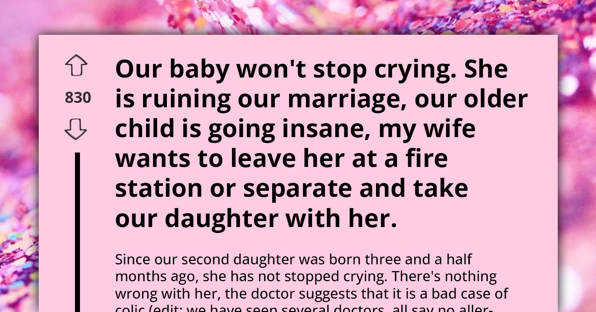 Parents Go Numb After Three Months of Enduring Their Newborn's Ceaseless Cries, Contemplate Leaving Her at Fire Station as Their Family Falls Apart