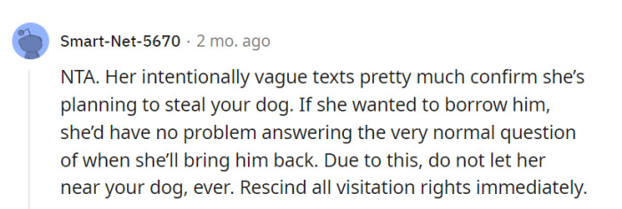 Vague texts are a no-no!