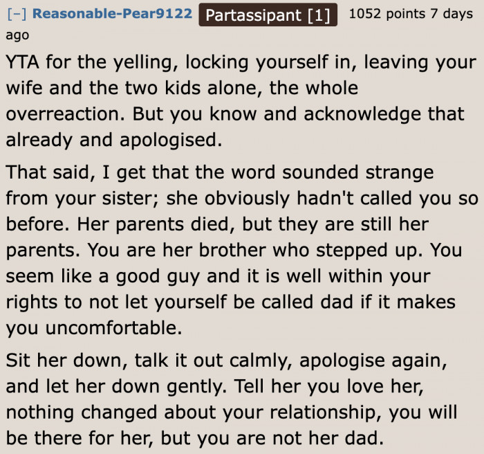 The best way to handle this situation is to talk to his sister.