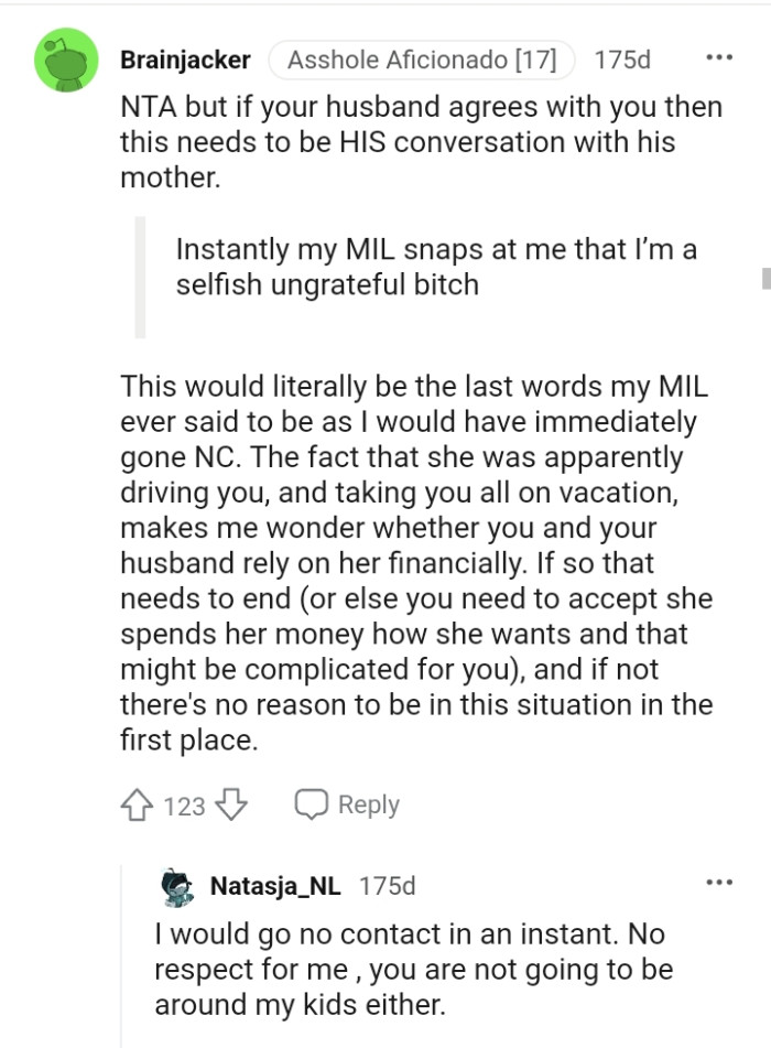 She spends her money how she wants