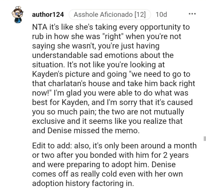 You are just having understandable sad emotions