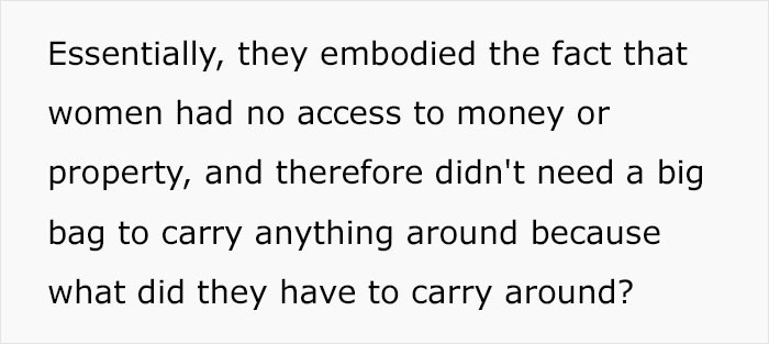 Surely someone carries something? Isn’t that a good reason?